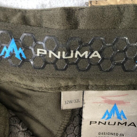 Pnuma Pants Mens 32x32 Camo Hunting Zip Pockets Reinforced Knees Outdoors P202 - Picture 3 of 16